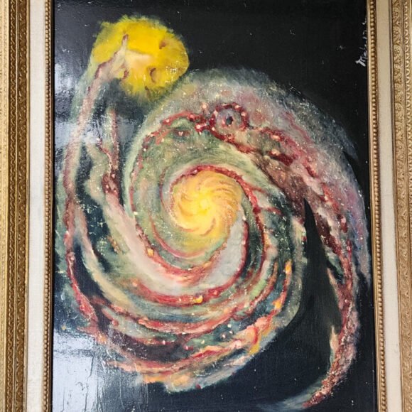 Framed Whirlpool Galaxy